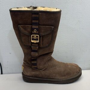 Dark brown Aztec UGGs size 11